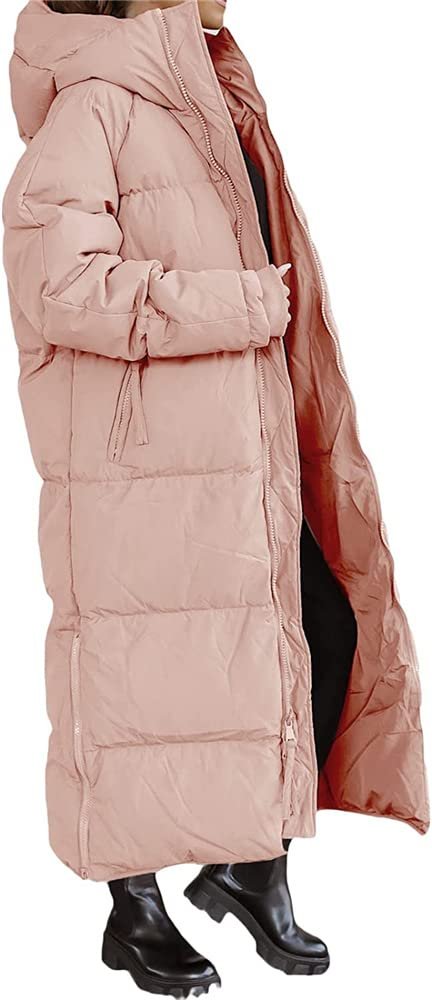 Пуховик Denxahao Довгий з капюшоном, фото №3