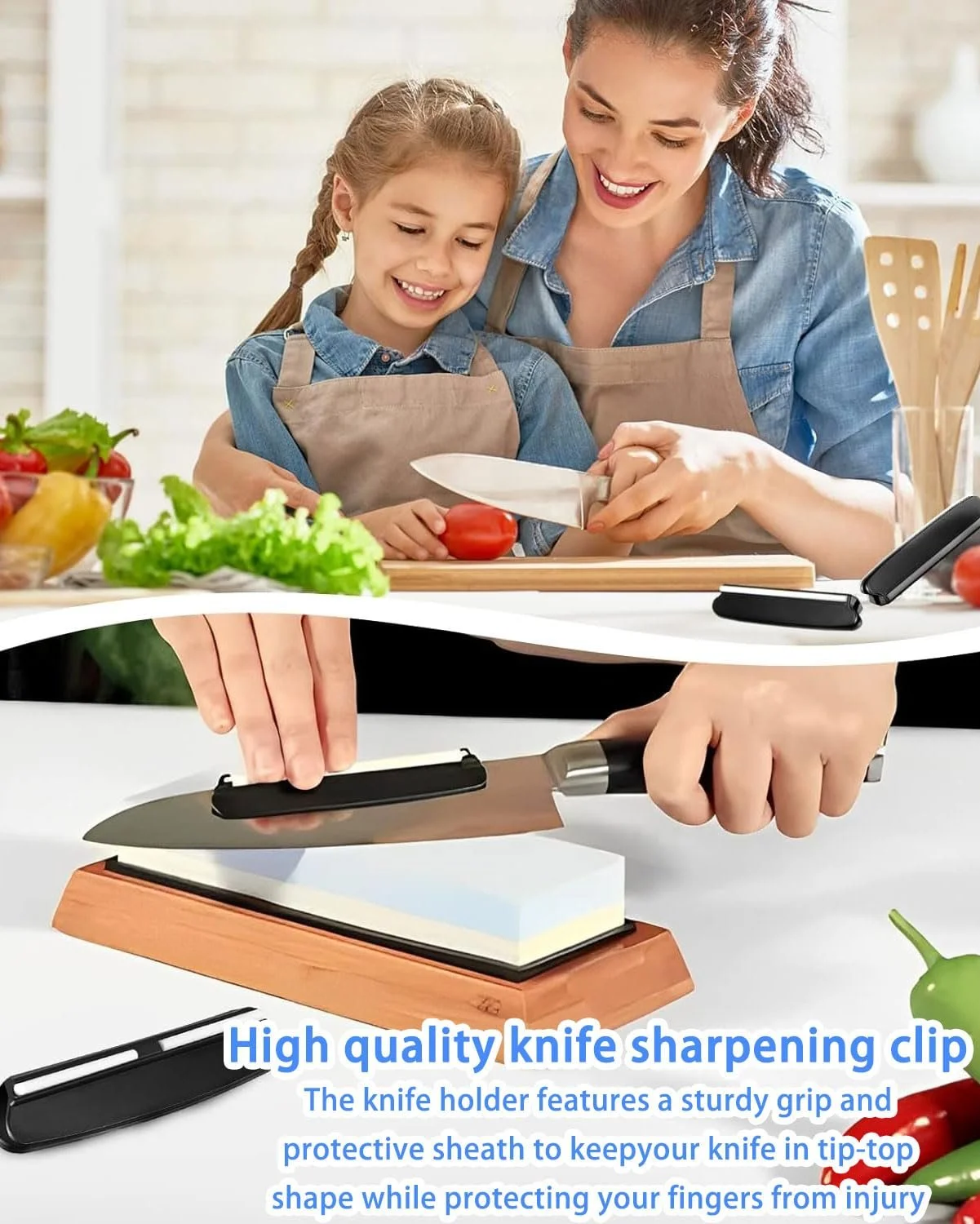 Держатель угла заточки ножей Set of 2 10 см Black, фото №5 Держатель угла заточки ножей Set of 2 10 см Black, фото №5