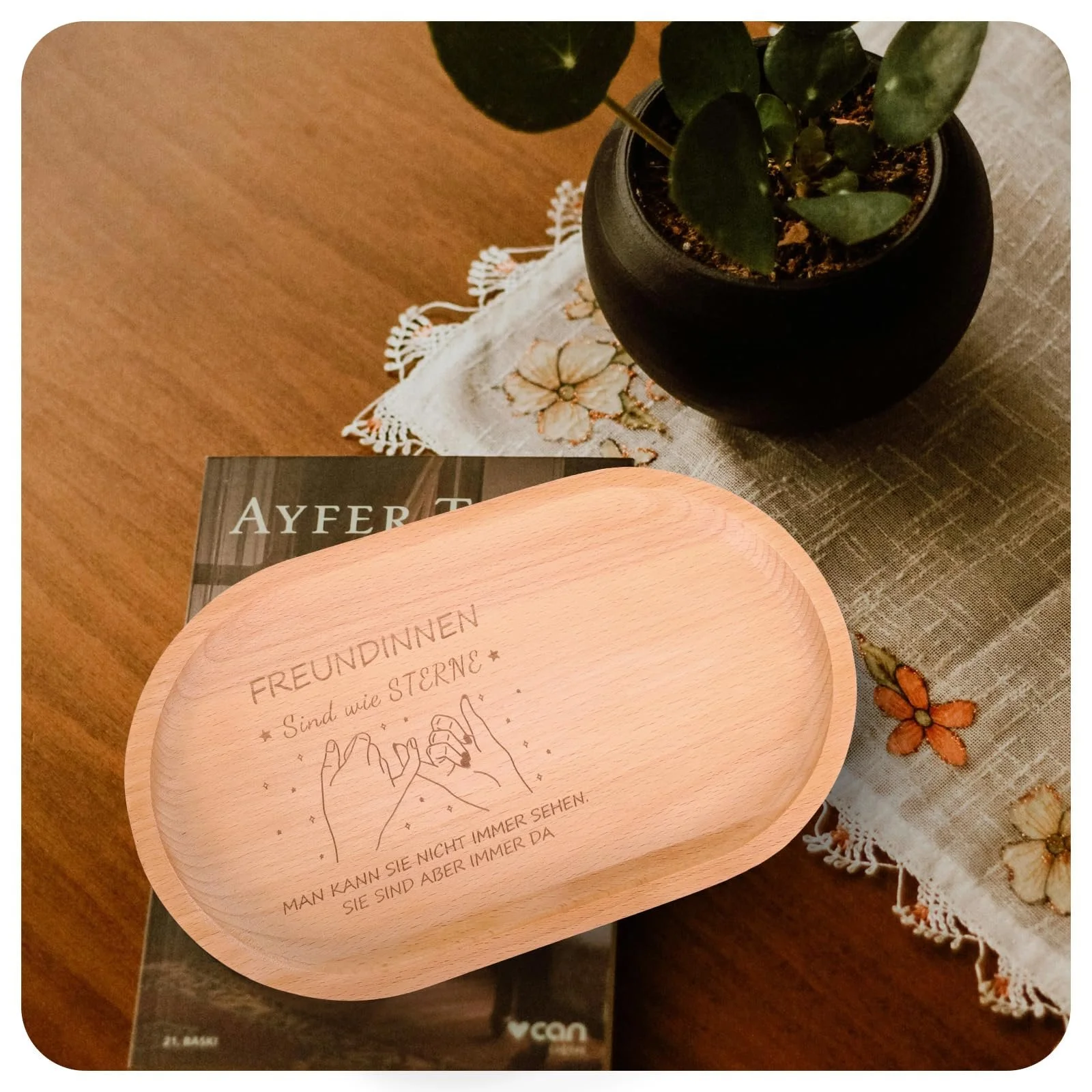 Піднос Zidoley з гравіюванням "Дружба", фото №5 Піднос Zidoley з гравіюванням "Дружба", фото №5