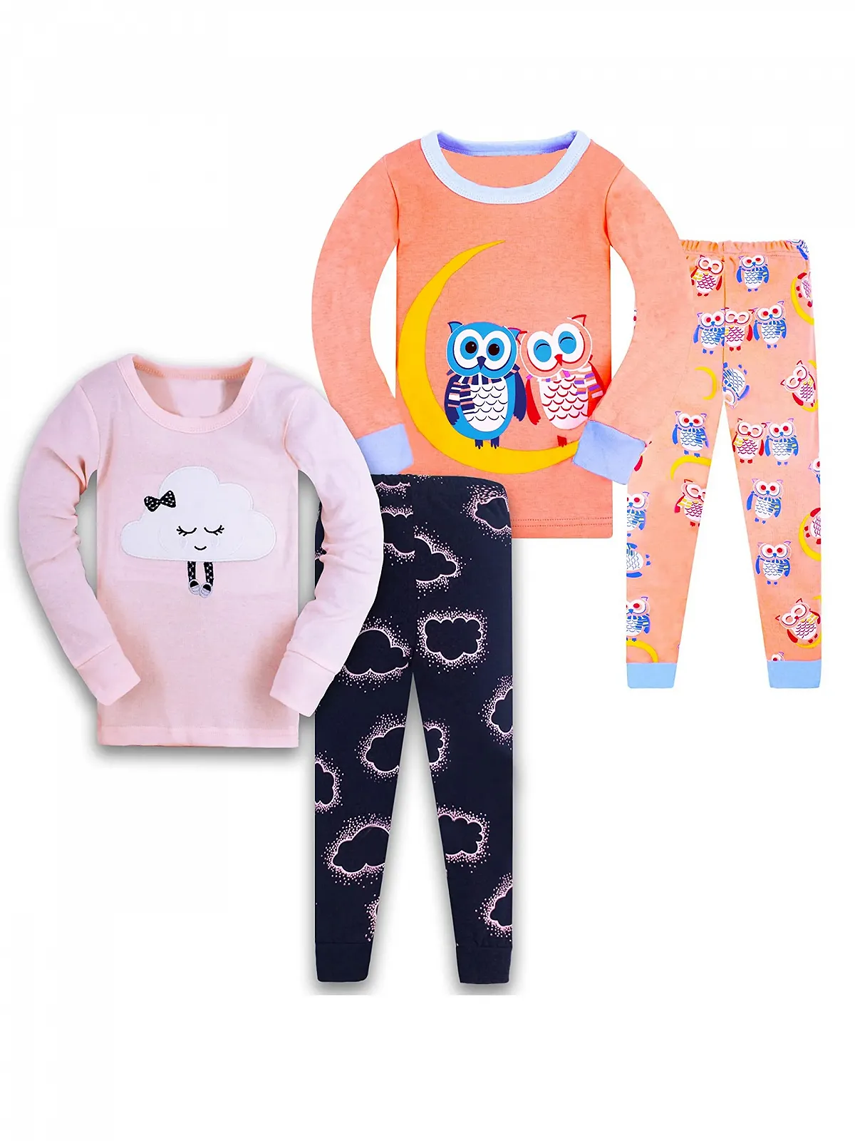 Комплект піжам SOIBEEN для дівчаток, 100% бавовна, фото №1 Комплект піжам SOIBEEN для дівчаток, 100% бавовна, фото №1