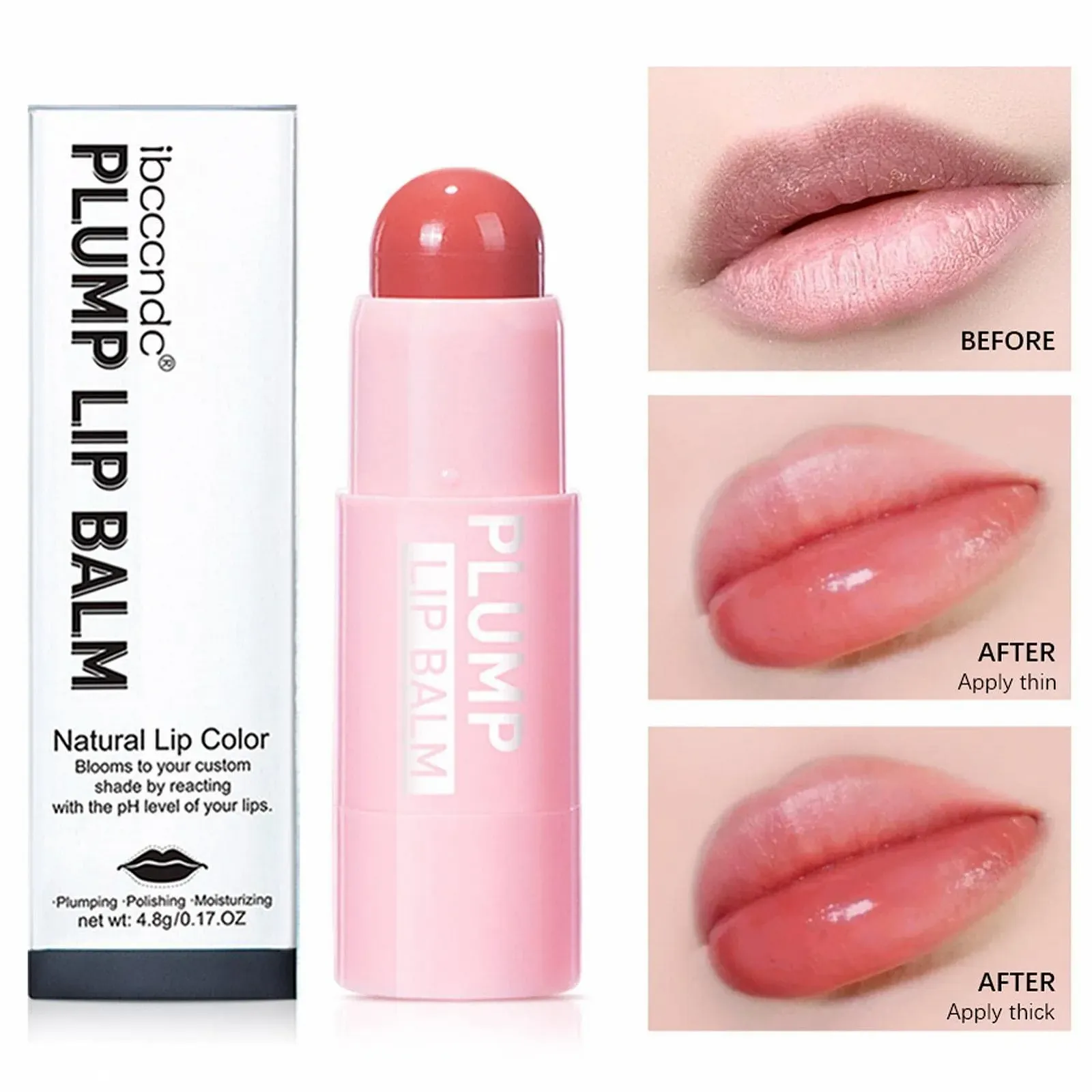 Блиск для губ Povanjer 4 кольори - набір для збільшення губ, фото №9