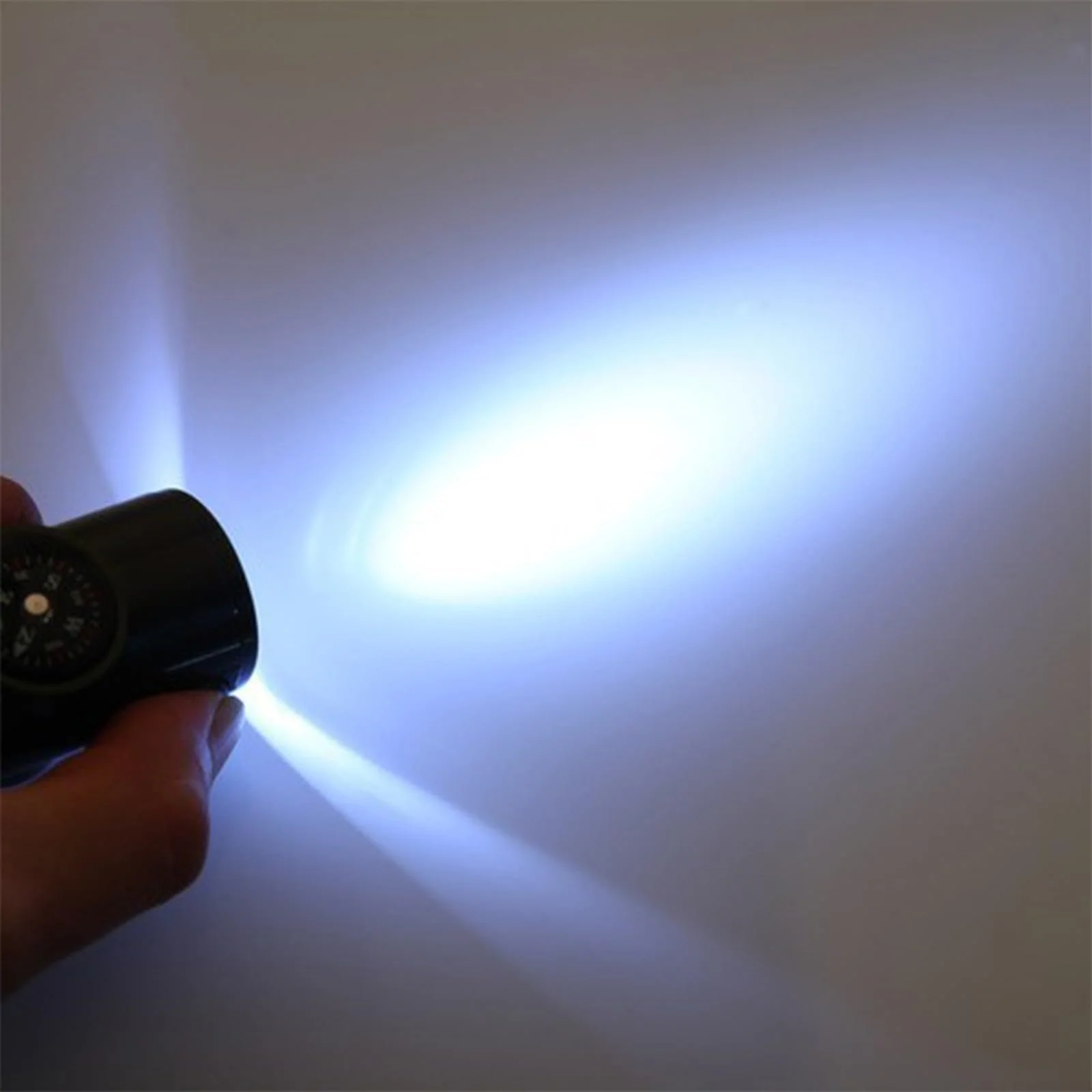 Кишеньковий ліхтарик з алюмінієвого сплаву, 3 яскравих LED, водонепроникний, фото №8