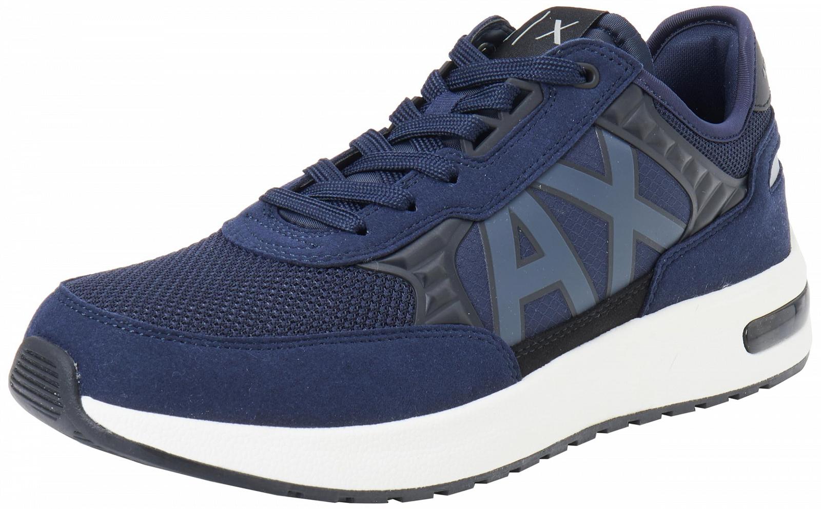 Кросівки Armani Exchange Dusseldorf з геометричним тисненням, фото №1
