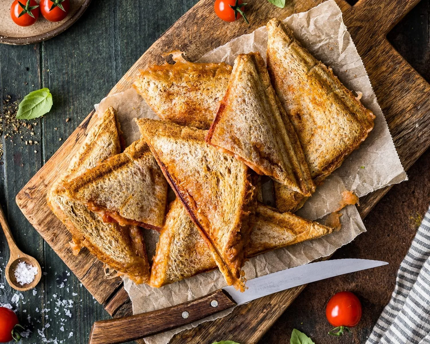 Сендвічниця ROMMELSBACHER ST 1000 з поглибленими камерами для випікання, для 2 американських XL сендвічів, фото №4