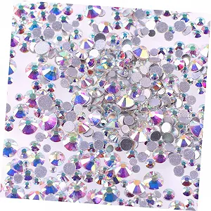 Стрази для нігтів Ipetboom Модні 2 набори Блискучі 1440 шт synthetic.ua - Фото 1