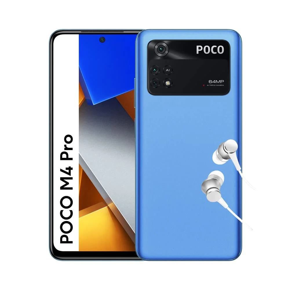 Смартфон Poco M4 Pro 8/256GB 6.43" 90Hz AMOLED DotDisplay MediaTek Helio G96 64MP Triple Camera 5000mAh Cool Blue, фото №1
