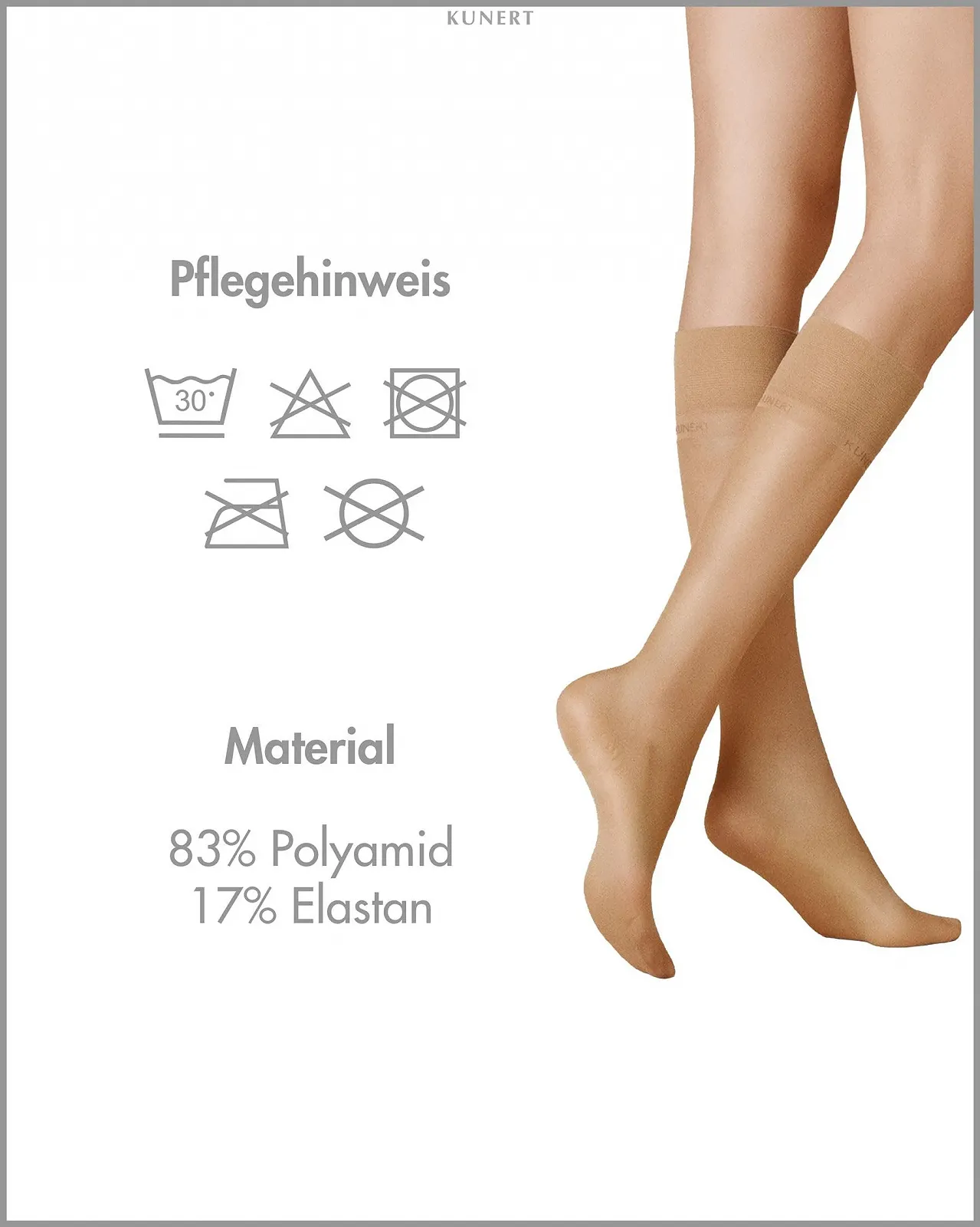 Гольфи KUNERT Fresh Up 10 Жіночі Охолоджуючі 10 Denier, фото №3