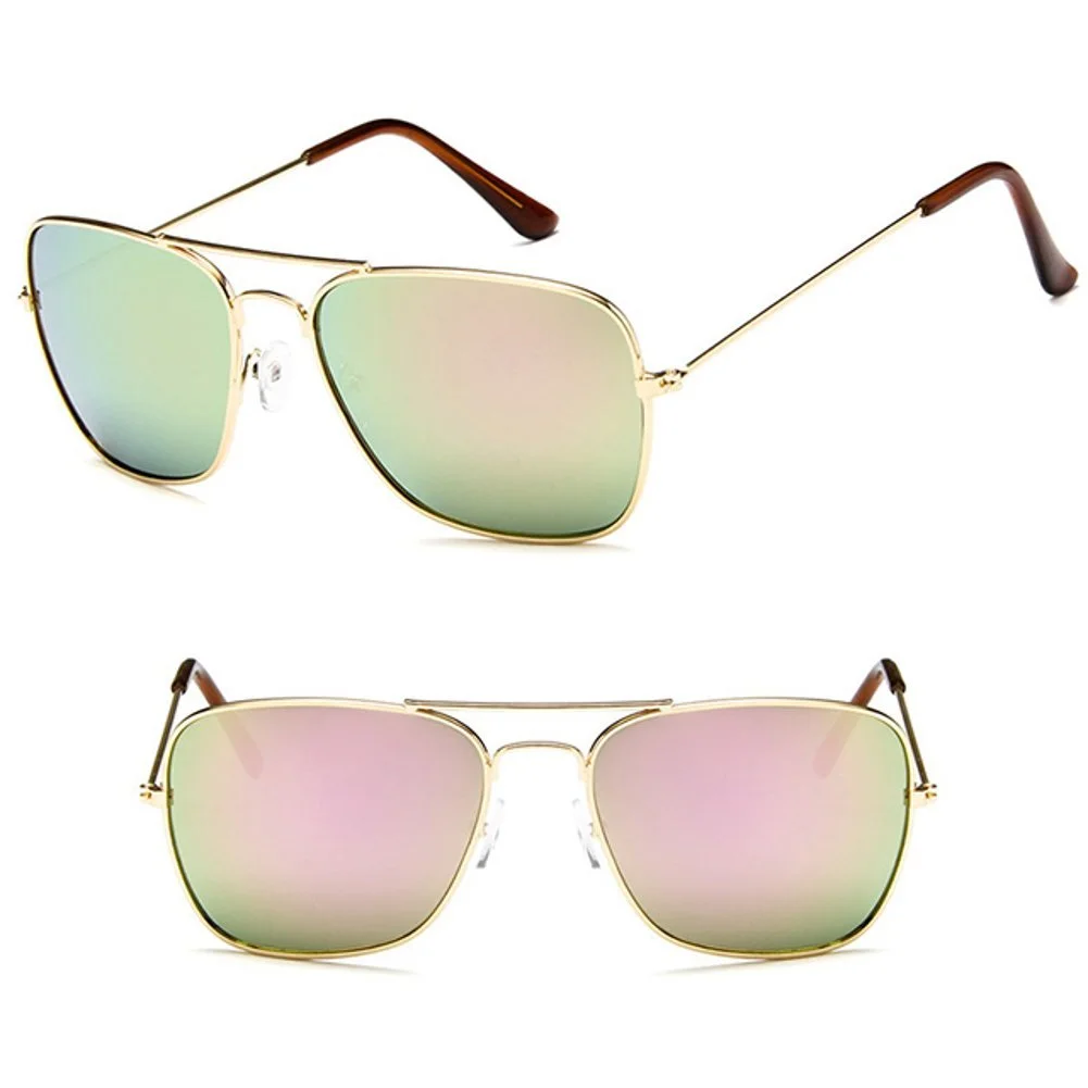 Сонцезахисні окуляри Трапеція Авіатор Chic-Net Металева оправа 400UV Тоновані, фото №2