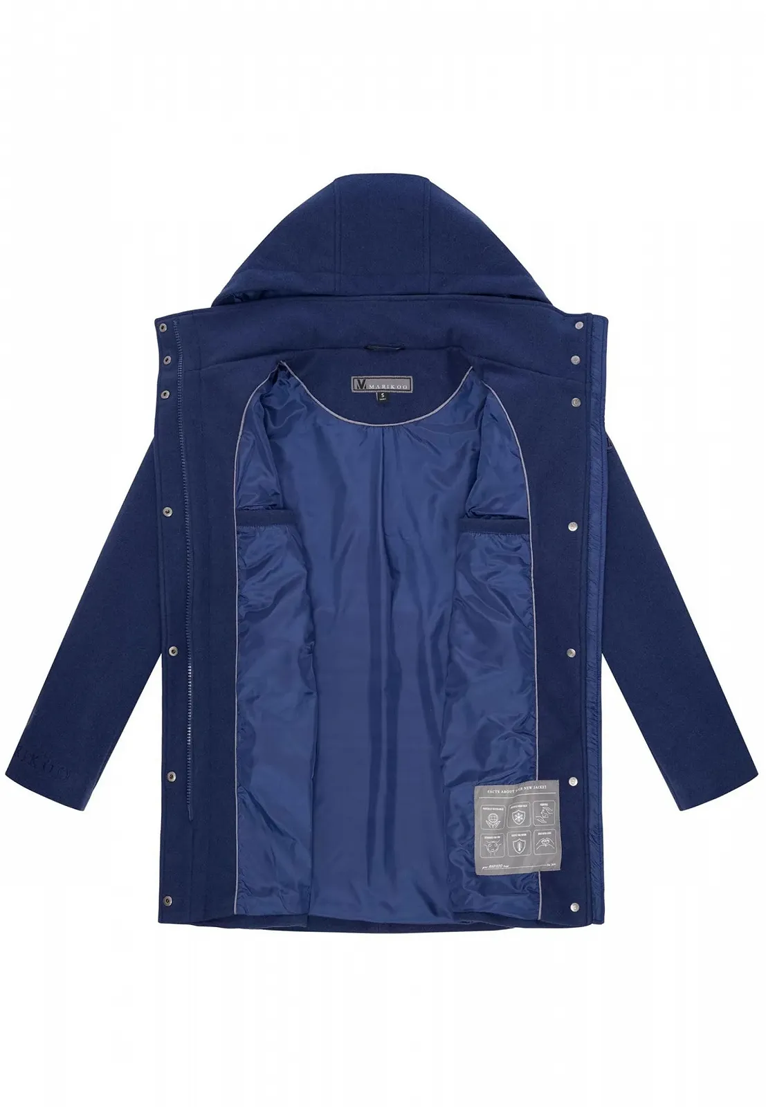 Переходное пальто Marikoo N047, фото №5 Переходное пальто Marikoo N047, фото №5