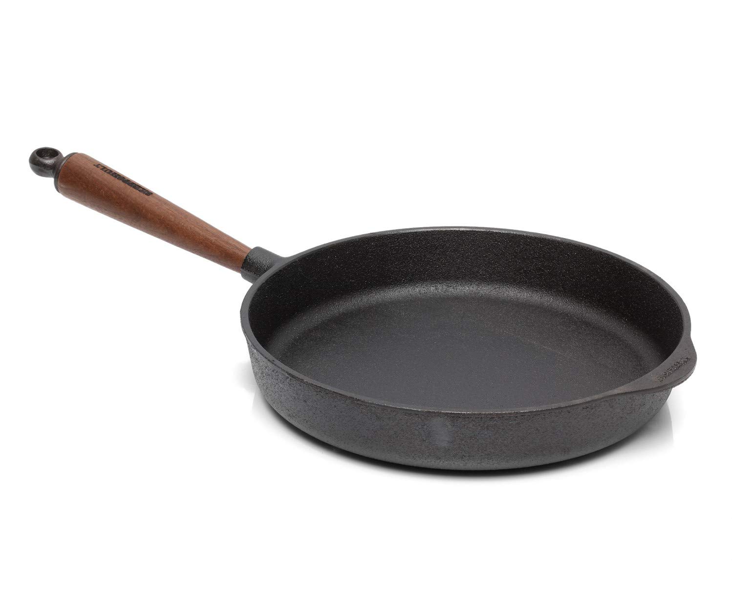 Сковорода Skeppshult 0285V с высоким бортом 28 см 5.5 см с ручкой из ореха, фото №2