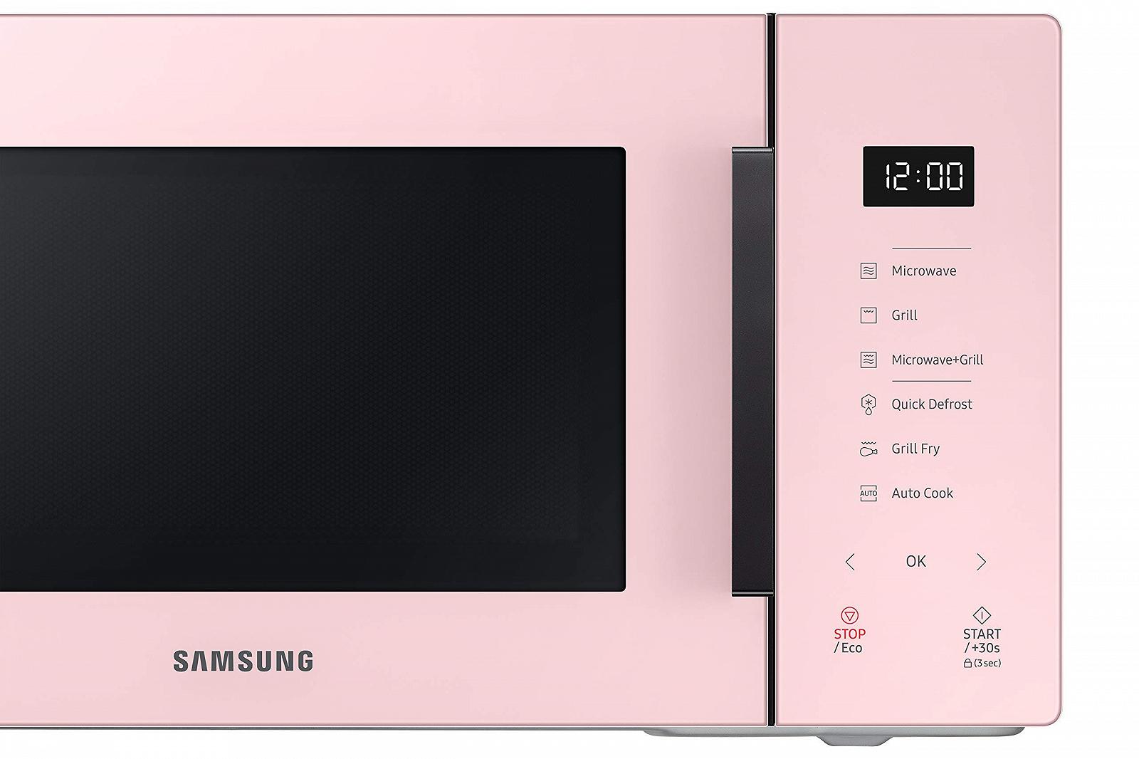 Настольная микроволновая печь Samsung Glass Design MG23T5018CP/ET AirFry 23L 800W 1100W Powder, фото №5 Настольная микроволновая печь Samsung Glass Design MG23T5018CP/ET AirFry 23L 800W 1100W Powder, фото №5