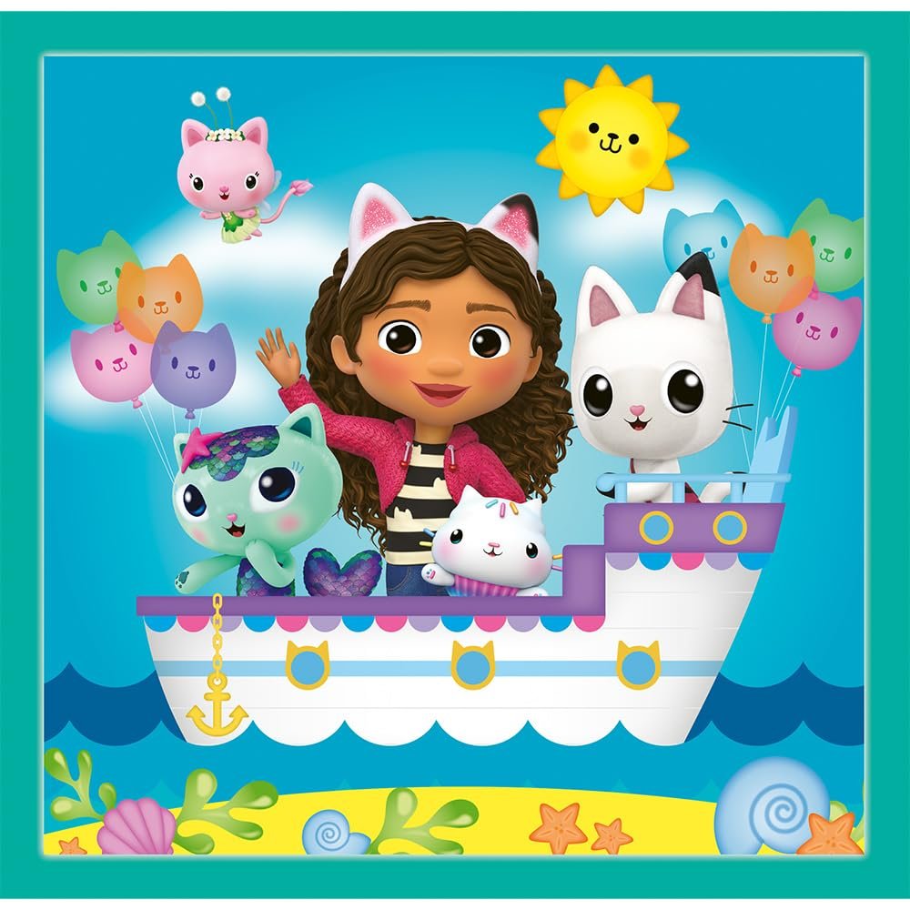 Пазлы Trefl Gabby's Dollhouse Gabby's Activities 3-в-1 от 20 до 50 элементов, фото №6