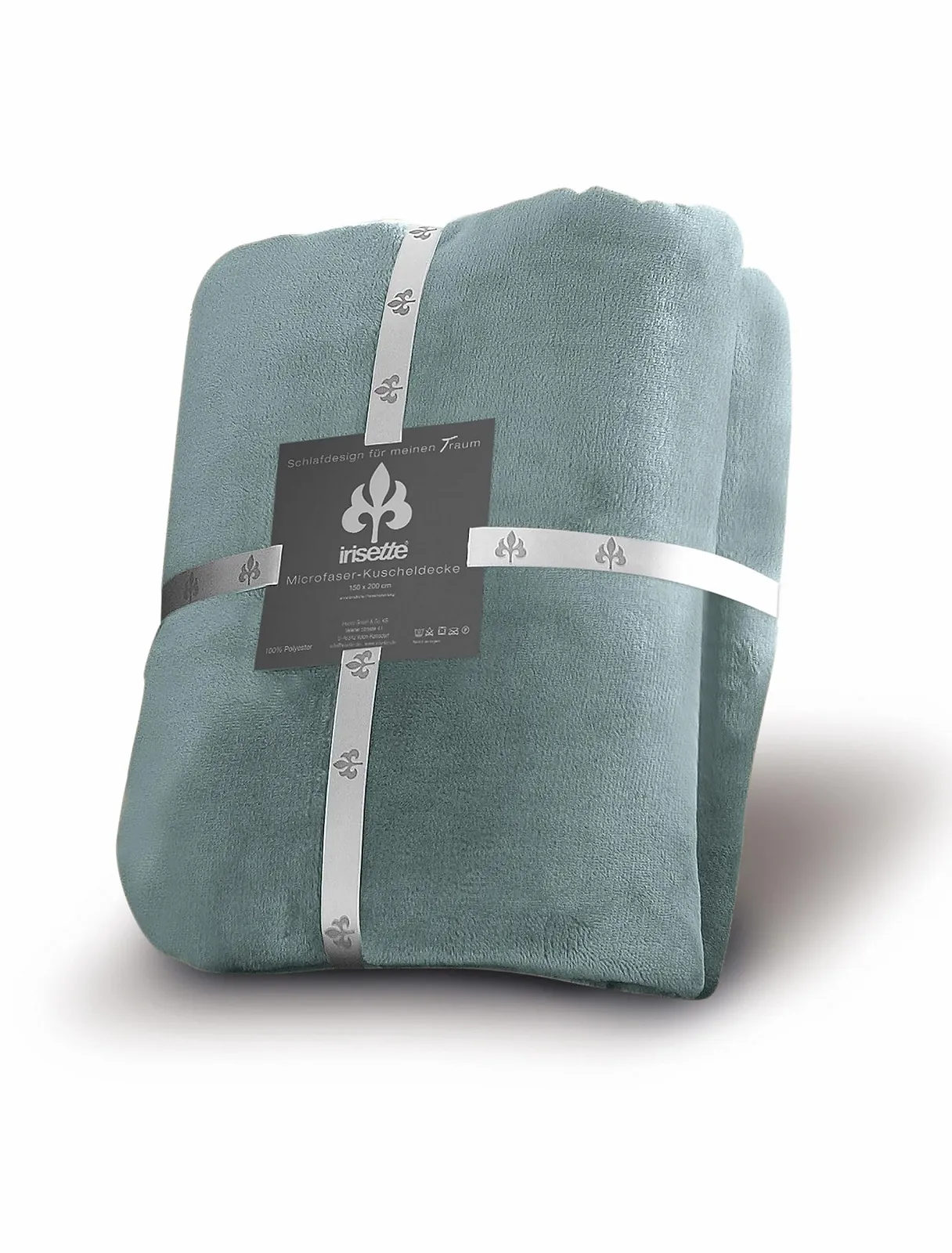 Покривало Irisette Castel 8900 Мікрофібра Однотонний Розмір 150 x 200 см Нефрит-22, фото №1