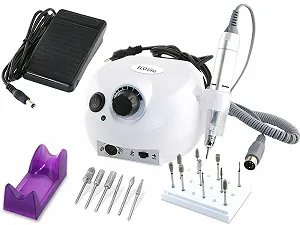 Пристрій для догляду за ногами Professional Manicure Pedicure Set Milling Cutter Device 0 до 25,000 обертів (Basic Device + DIA Complete Set) - Фото 1