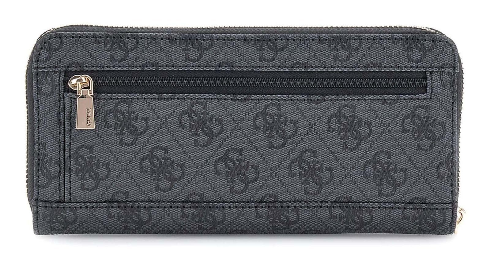 Гаманець GUESS Laurel II SLG Large Zip Around Coal Logo, фото №3