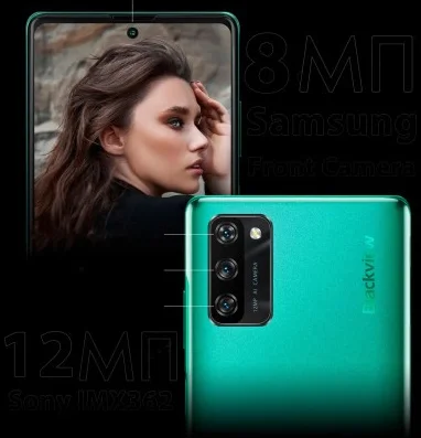 Смартфон 6.67" Blackview A100 6/128Gb 4G 2-SIM NFC 12/8Мп 8 ядер Android 11 Galaxy Blue, фото №9