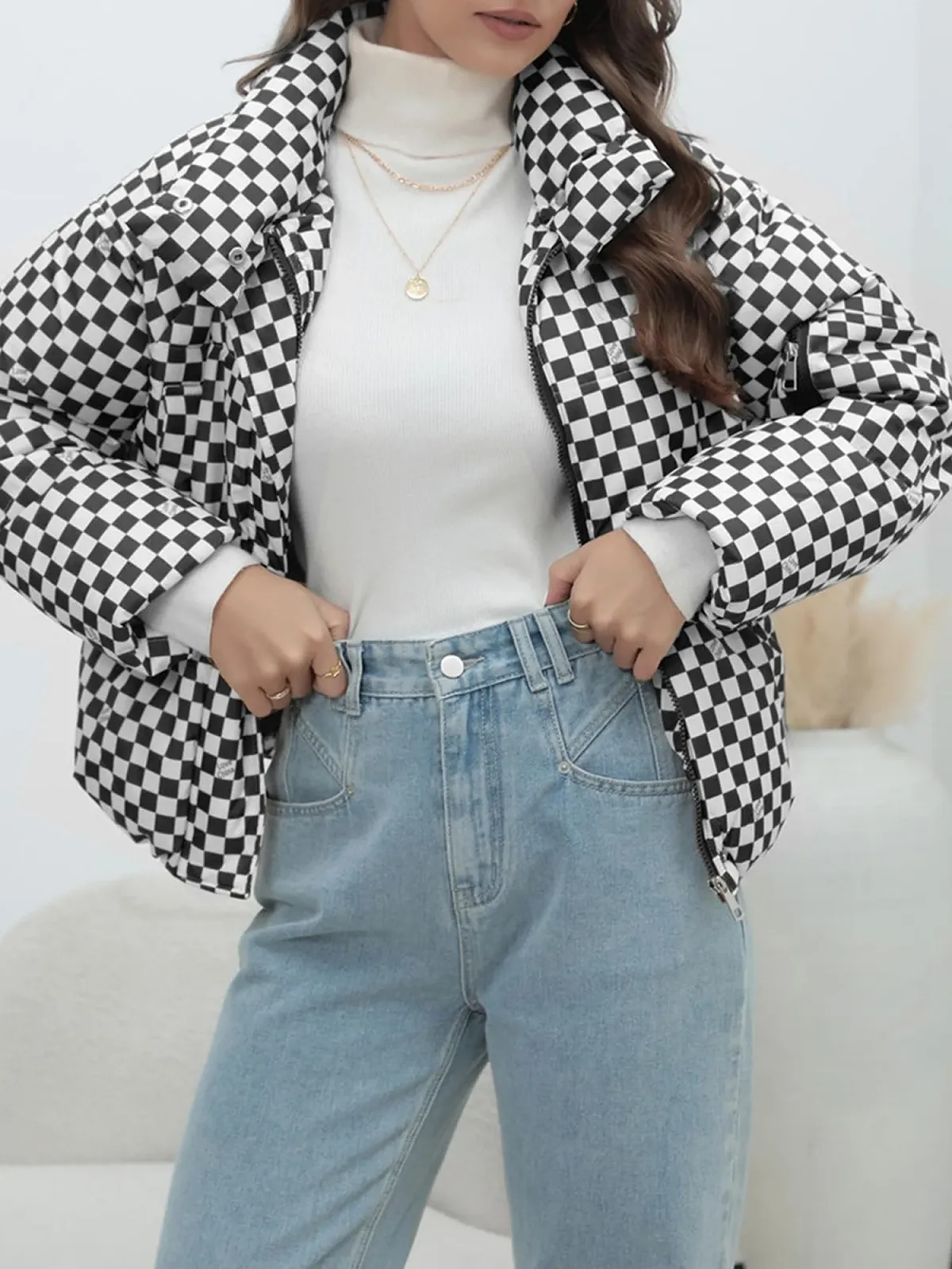 Куртка SANSIWU Пуховик Укорочений, фото №5