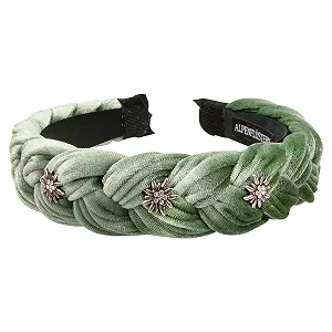 Обруч Alpenflstern Бархатный плетеный вид synthetic.ua - Фото 1