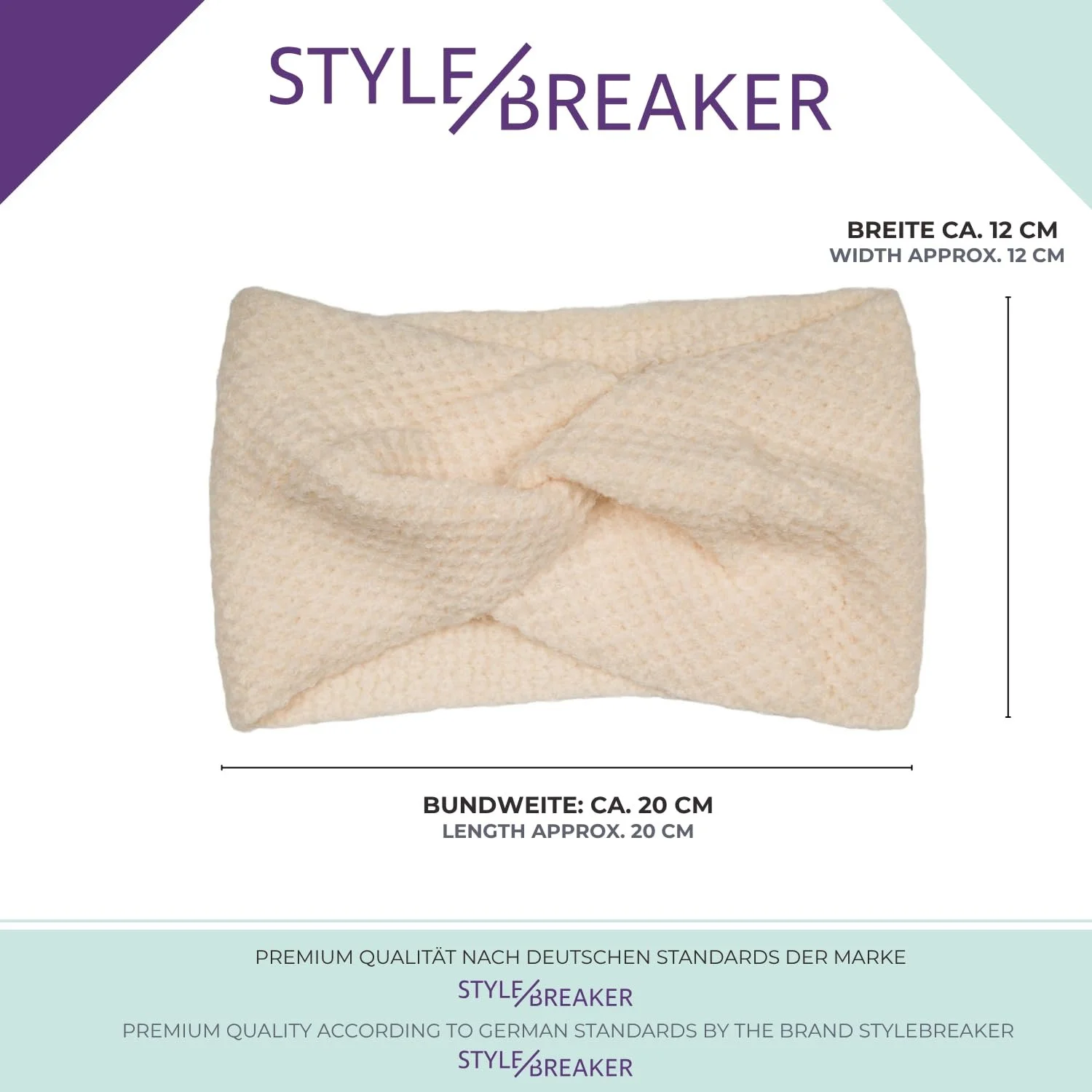 В'язана Пов'язка styleBREAKER 04026060, фото №5 В'язана Пов'язка styleBREAKER 04026060, фото №5