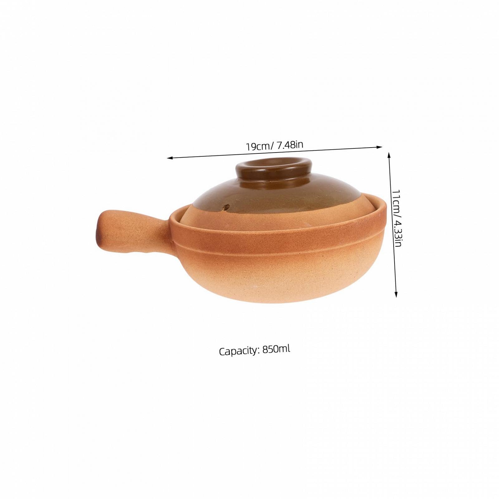 Керамічний Ківш традиційний з кришкою та бічною ручкою термостійкий для плити, фото №2 Керамічний Ківш традиційний з кришкою та бічною ручкою термостійкий для плити, фото №2