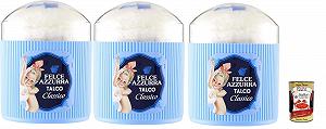 Пудра для тела Felce Azzurra Paglieri Talco Classico со спонжем 3 x 250 г + томаты 400 г - Фото 1