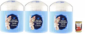 Пудра для тела Felce Azzurra Paglieri Talco Classico со спонжем 3 x 250 г + томаты 400 г - Фото 1