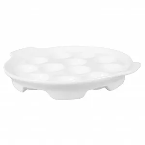 Форма для запекания TOYANDONA Керамическая с ручкой на 12 ячеек Белая - Фото 1