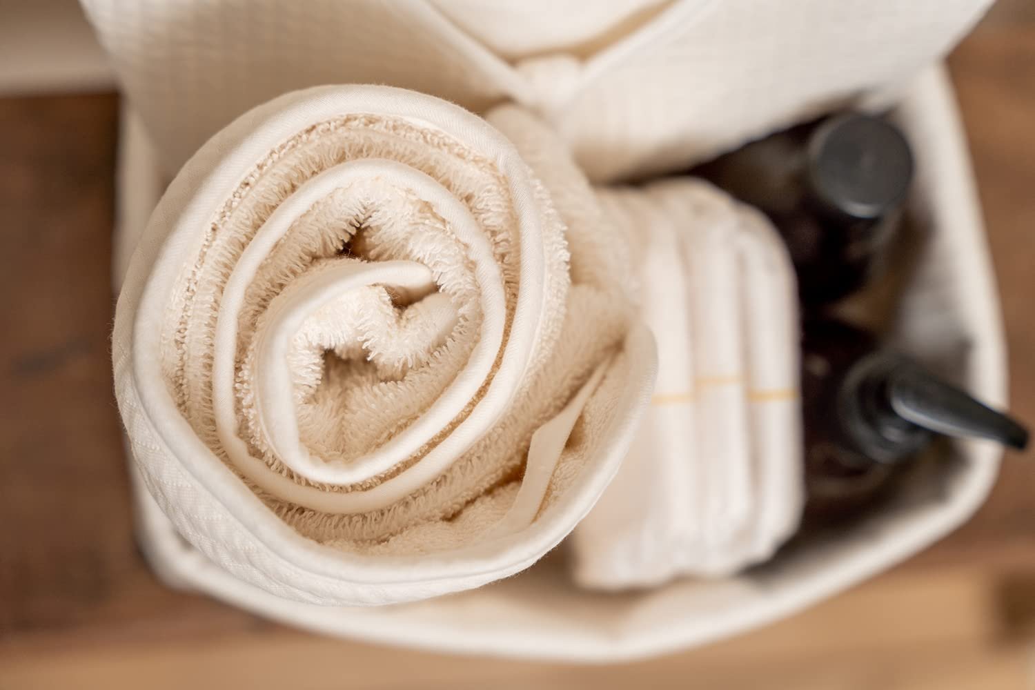 Органайзер для пеленального столика Little Dutch Большая - Pure Soft White (25 x 15 x 15 см), фото №5