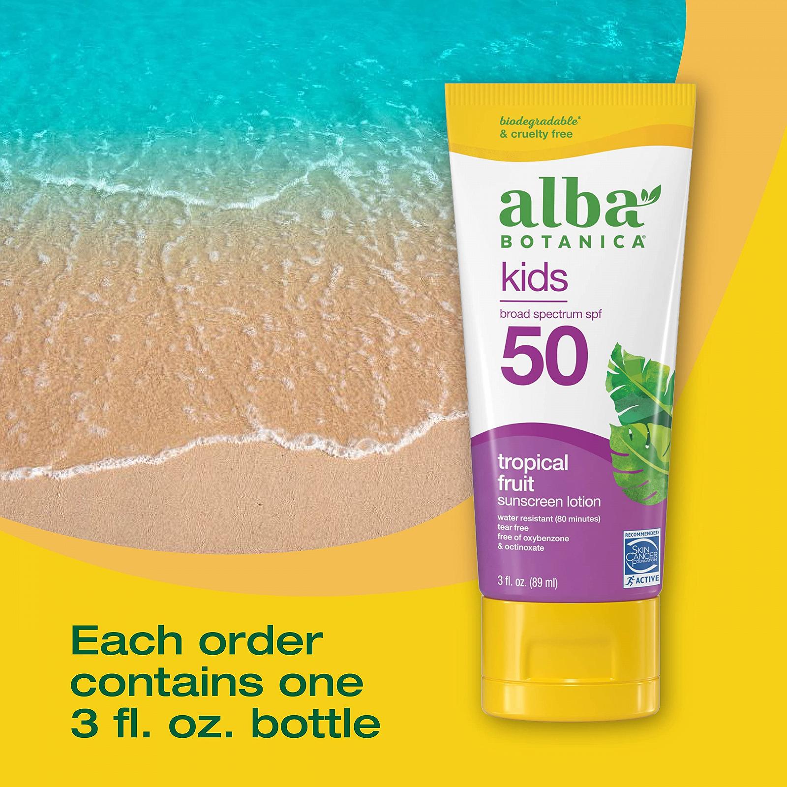 Сонцезахисний крем Alba Botanica Kids SPF 45, 118 мл, фото №4