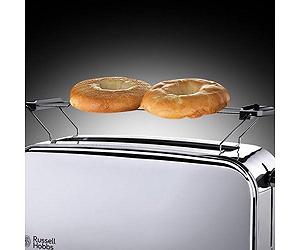 Russell Hobbs Тостер Chester 1000Вт метал довгі слоти сріблястий synthetic.ua - Фото 1