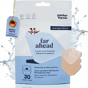 Пластыри и патчи Hydrogel Wrinkle Plasters с глицерином и гиалуроновой кислотой, 30 шт - Фото 1