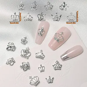 Прикраса для нігтів Корона, 36 шт, стрази synthetic.ua - Фото 1