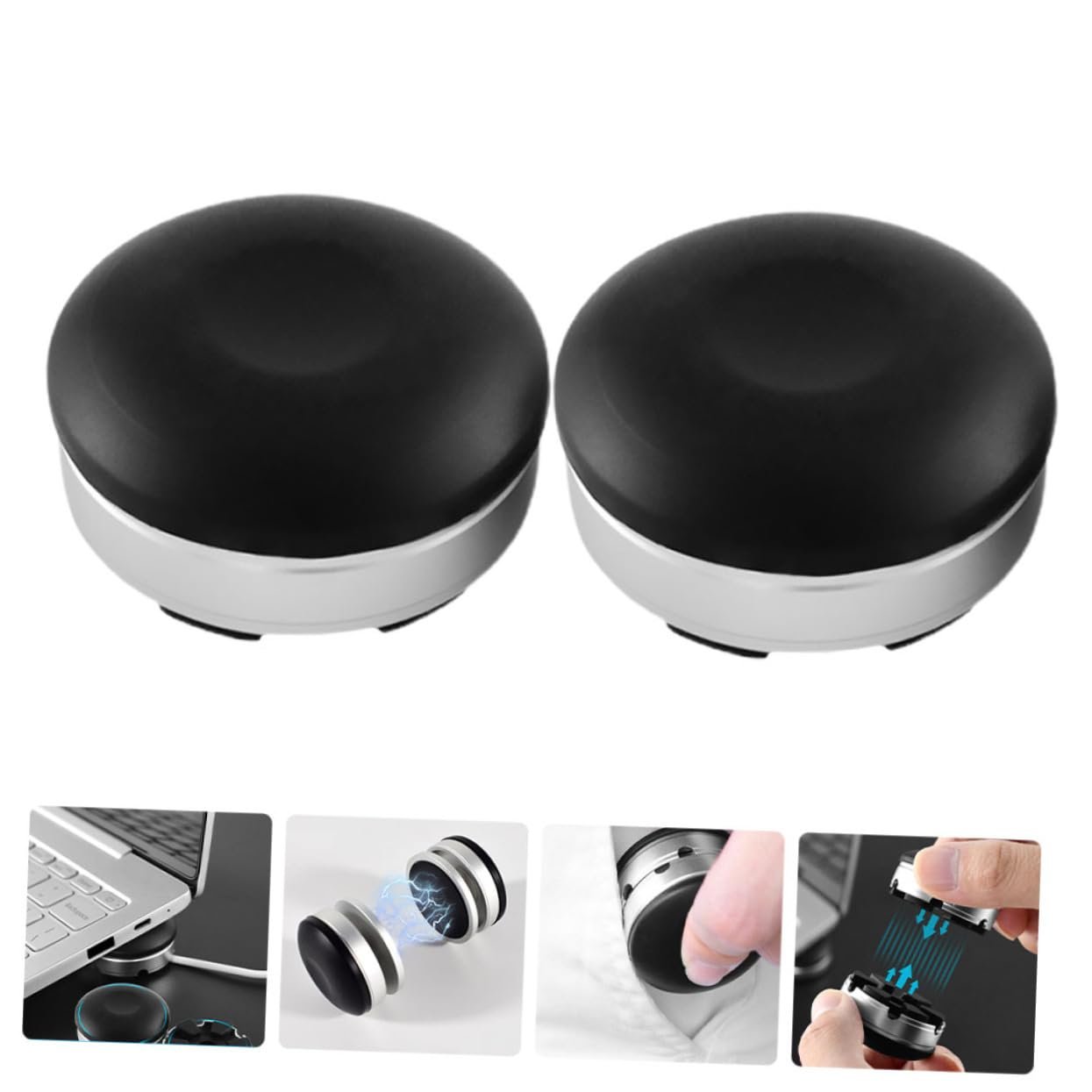 Подставка DOITOOL для ноутбука, пластиковая, черная, 2 шт, фото №9