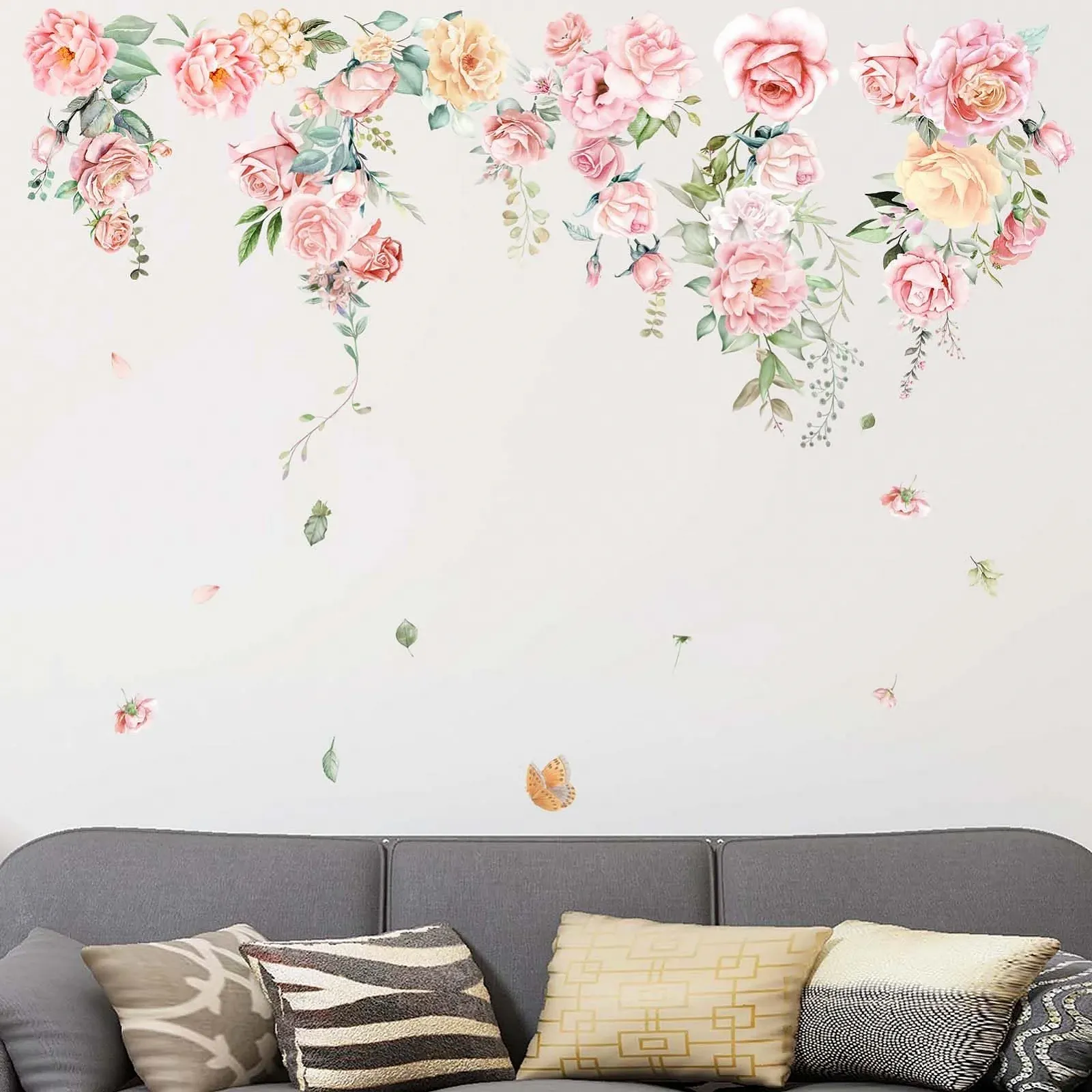 Наклейки на стіну Floral квіткові, фото №3