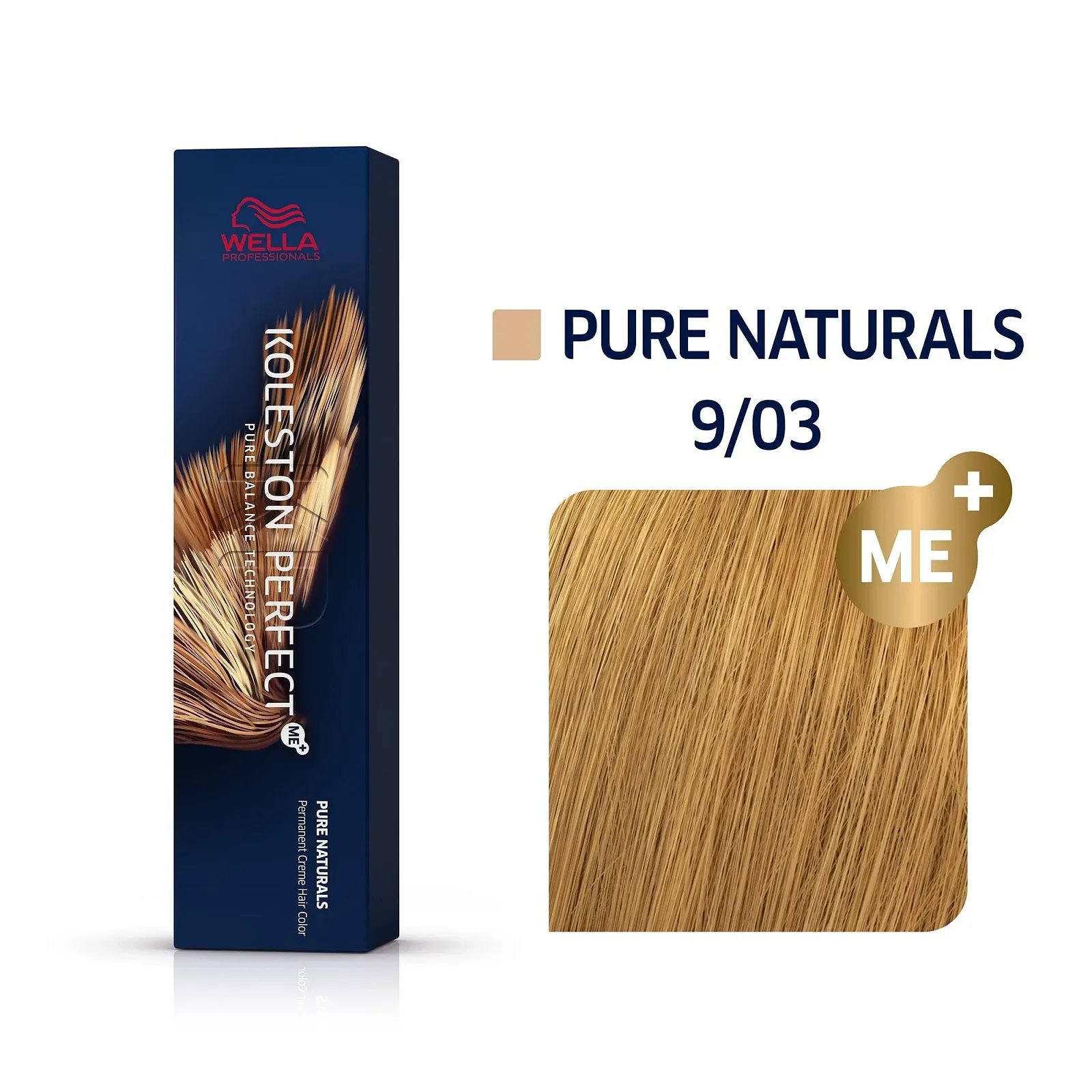 Фарба для волосся Wella Professionals Koleston Perfect Pure Naturals 9/03 60 мл X2, фото №3 Фарба для волосся Wella Professionals Koleston Perfect Pure Naturals 9/03 60 мл X2, фото №3