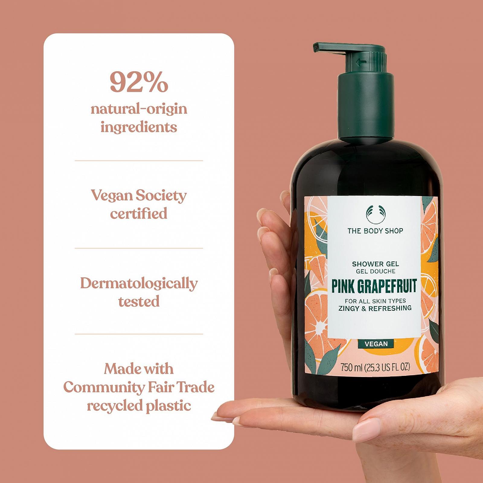Гель для душу THE BODY SHOP Pink Grapefruit Uni 750 мл, фото №6
