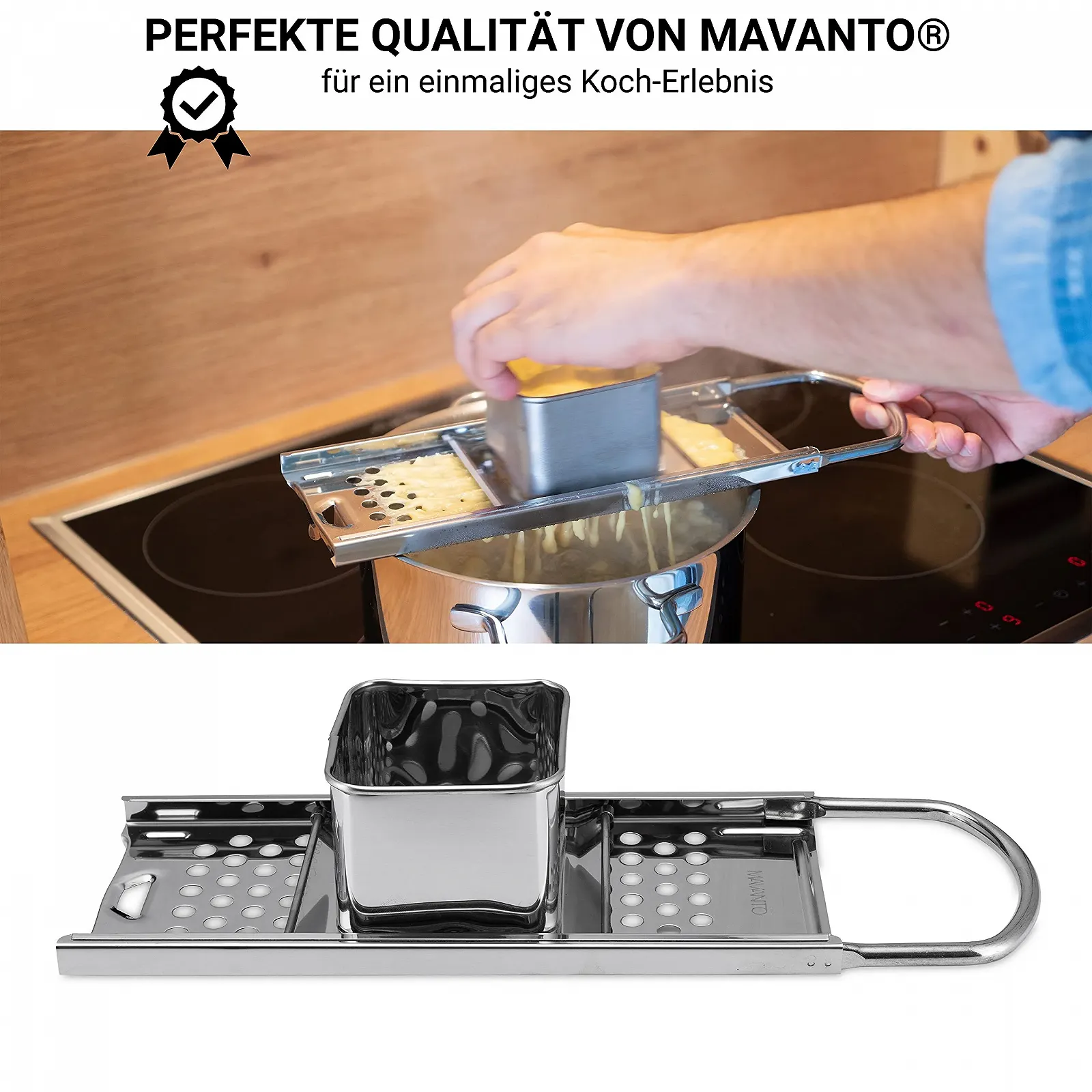 Слайсер для шпецле из нержавеющей стали, фото №3