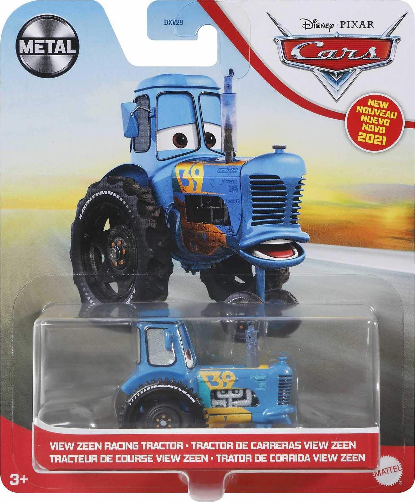 Мініатюрний колекційний автомобіль Disney Cars View Zeen Racing Tractor Мультиколір, фото №5