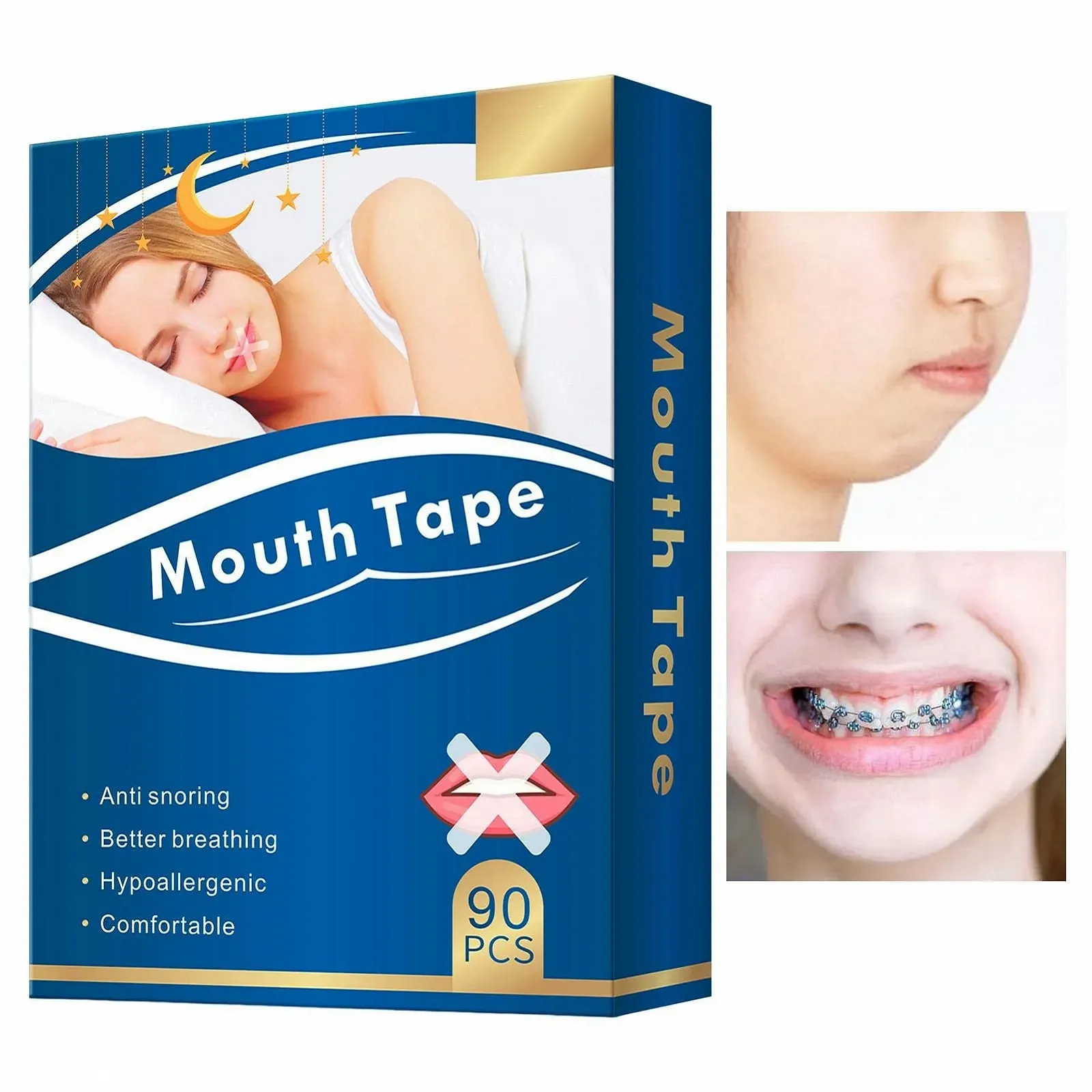 Полоски от храпа для рта, фото №1