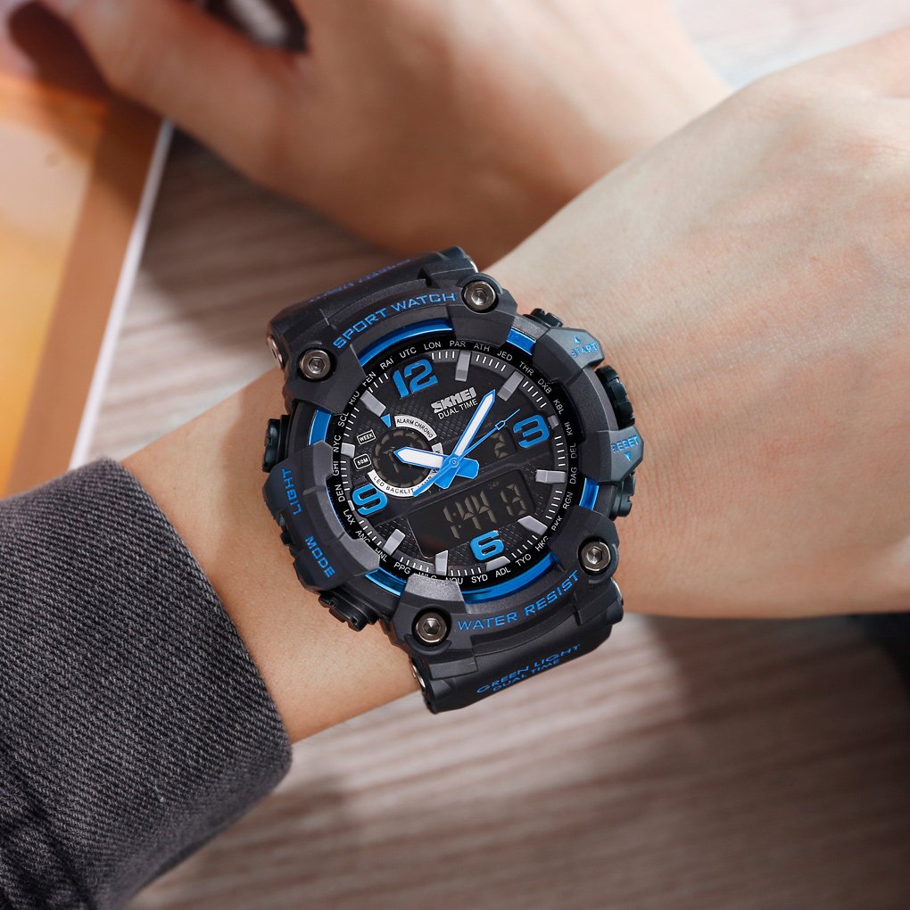 Годинник Skmei 1520BU blue SALE, фото №3