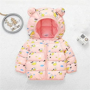 Детское зимнее пальто с капюшоном synthetic.ua - Фото 1