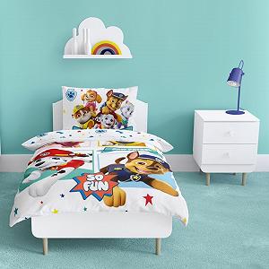Постільна білизна Paw Patrol, підковдра 100 x 135 см, 40 x 60 см, бавовна, фланель, зимова постільна білизна для немовлят та дітей, 1 наволочка 40 x 60 см + 1 підковдра 100 x 135 см synthetic.ua - Фото 1