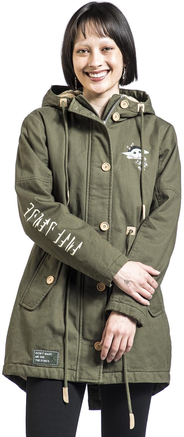Жіноча зимова куртка Star Wars The Child Різнокольорова, фото №7