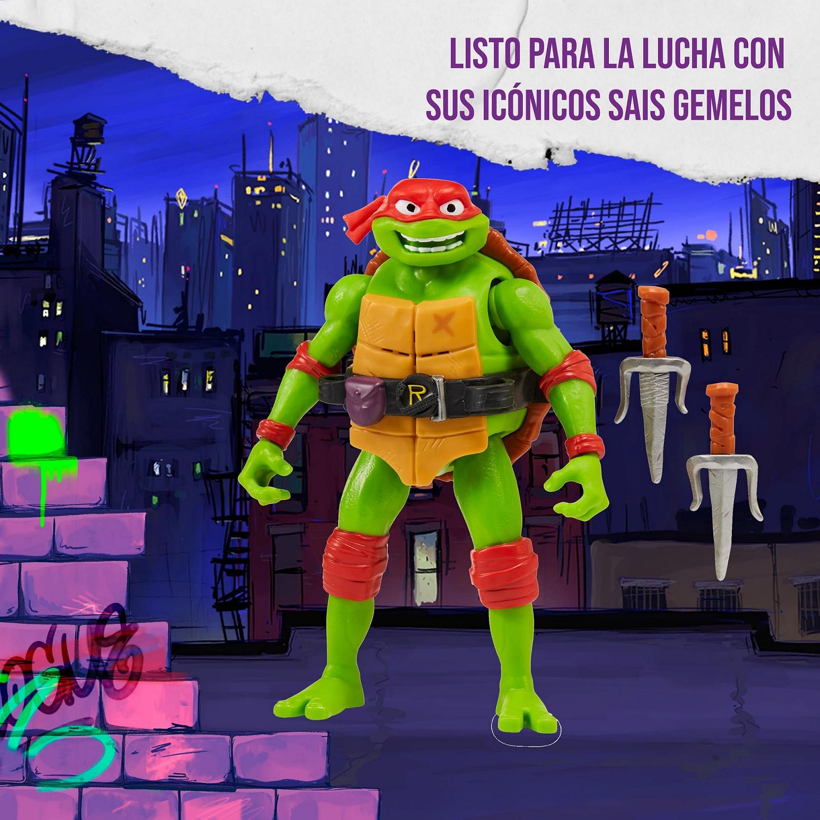 Фигурка Ninja Turtles Рафаэль 15 см с оружием и электронными функциями, фото №3