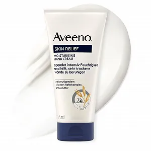 Крем для рук Aveeno Skin Relief Без запаха с успокаивающим тройным овсяным комплексом для очень сухой, чувствительной кожи, 75 мл - Фото 1
