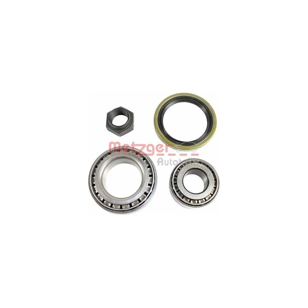 Комплект підшипника ступиці METZGER WM 6686 GREENPARTS для CHRYSLER MERCEDES-BENZ, передній міст, фото №1