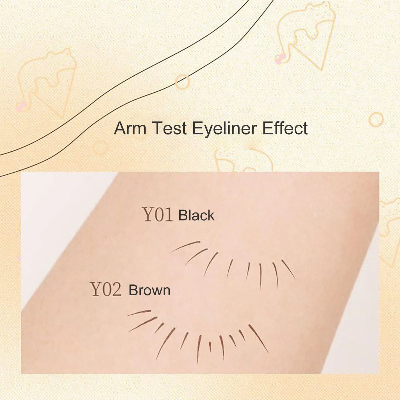 Карандаш для глаз с двумя наконечниками, Водостойкий, для стойкого макияжа, защита от пота, 2 шт, черный, фото №5 Карандаш для глаз с двумя наконечниками, Водостойкий, для стойкого макияжа, защита от пота, 2 шт, черный, фото №5