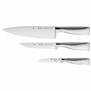 Набір ножів WMF Grand Gourmet 3 шт. (Німеччина) та ніж Santoku WMF Grand Gourmet 32 см (Німеччина) synthetic.ua - Фото 1