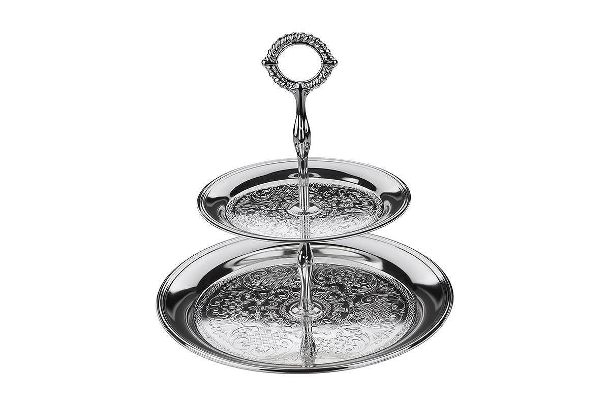 Блюдо двоярусне королева Анна (0-6074), фото №1