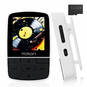 MP3 плеер YOTON 64GB Bluetooth 5.2 Белый - Фото 1